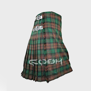 Premium Tartan Scottish Kilt Traditional Brown Watch Tartan Kilt With Dual <b>Buckle</b> <b>Straps</b>, Utility Kilts Supplier - Product Image 1