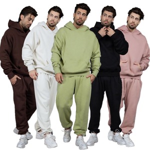 2025 mode Sport survêtement coton/polyester pull survêtements pour haute qualité Jogging costume survêtement nouveau costume d'entraînement - Product Image 3
