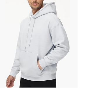 Sweat-shirt à capuche personnalisé en molleton de coton épais pour hommes 300-350Gsm Sweats à capuche surdimensionnés Anti-rétrécissement Caractéristique Motif solide Street Wear - Product Image 1