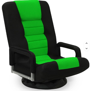 Fauteuil de Gaming Pliant avec Accoudoirs, Canapé Inclinable pour Vidéo, 6 Positions Réglables, Dossier et Coussin Rembourrés, Chaise Longue Relaxante - Product Image 2