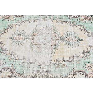 พรม49x95ft สไตล์ตุรกีโบราณทอสีเขียว & สีเบจแบนสำหรับตกแต่งห้องนั่งเล่นลายห้องโถงสี่เหลี่ยมผืนผ้าสำหรับวัยรุ่น - Product Image 5