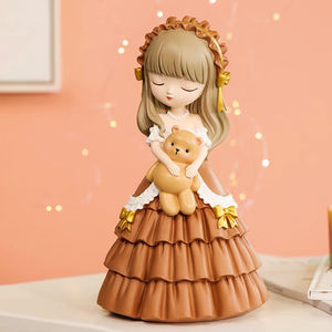 Décoration de maison <span class=keywords><strong>Miss</strong></span> <span class=keywords><strong>Betty</strong></span> Sculpture Résine Artisanat Table De Luxe Belle Fille Décorations Pour La Maison Filles Chambre Décor Ornement Cadeaux - Product Image 5