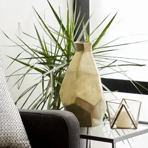 Florero de Metal Negro Mate para Interiores de Casas de Lujo, Decoración del Hogar, Florero de Mesa Ecológico de Zahid Exports - Product Image 2