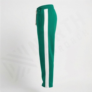 Pantalones Deportivos de Hombre de Alta Calidad, Personalizados, con Corte Acampanado, Estilo Casual, con Cintura Elástica Media, Diseño Vintage con Parches - Product Image 3