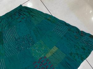 กระโปรงยาวผ้าเรยอนโบฮีเมียนสำหรับผู้หญิง, ชุดเดรสผ้าฝ้ายฮิปปี้สไตล์วินเทจสไตล์อินเดียทรงเข้ารูป - Product Image 4