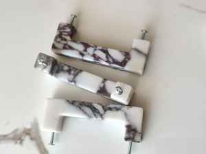 Poignée de porte en marbre durable de style Art déco de luxe TCE pour la maison, le bureau, l'hôtel, l'armoire, la garde-robe, quincaillerie artisanale de qualité supérieure - Product Image 3