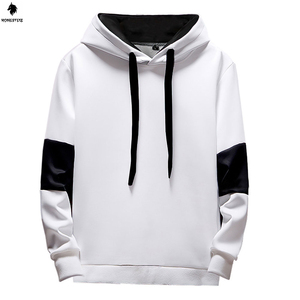 เสื้อฮู้ดแบบสวมหัวของผู้ชายผ้าฝ้าย100% สีทึบลำลองขนาดพลัสไซส์ย้อมสีล้วนสำหรับฤดูหนาวออกแบบได้ตามต้องการ - Product Image 1