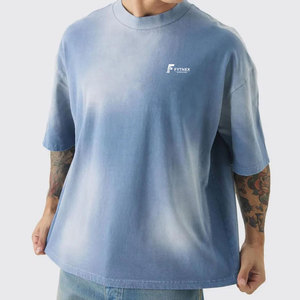 Camiseta Casual Vintage con Efecto Desgastado por el Sol, 100% Algodón, Tela Premium Ecológica y Ligera, Opciones de Color con Impresión Personalizada para Hombre - Product Image 1