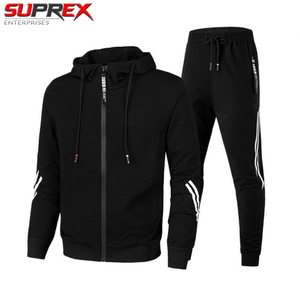 Suprex Enterprises New Fashion Men's Tracksuit Spring Autumn Zipper Sweatshirts Sweatpants Two-Piece Suit <b>Jacket</b> Windproof - Product Image 5