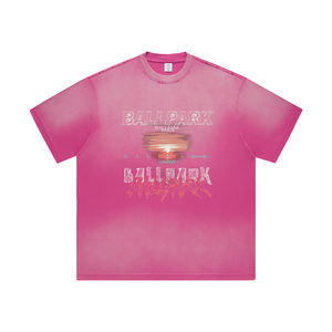 เสื้อผ้าสตรีทแวร์ทรงบ็อกซี่สำหรับผู้ชาย คุณภาพสูง ผ้าฝ้ายออร์แกนิค 100% หนัก 220 กรัม ซักแล้วแห้งเร็ว พิมพ์ลาย DTG สีพื้น สไตล์ฮิปฮอป สำหรับฤดูร้อน - Product Image 3