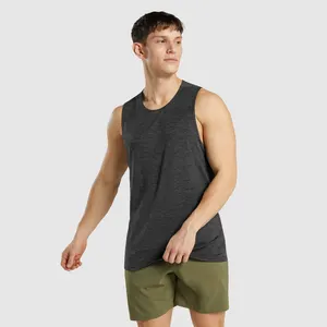 Nouveau gros mode à la mode marque hommes été gilet décontracté chemises 95% coton Gym Sport débardeur Unique Simple couleur