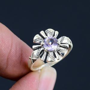 925 Silver Stamped Fashion Silver Jewelry 925 Solid Sterling Silver Classic Amethyst <b>Spinner</b> <b>Ring</b> Best Design Handmade Gemstone - Product Image 2