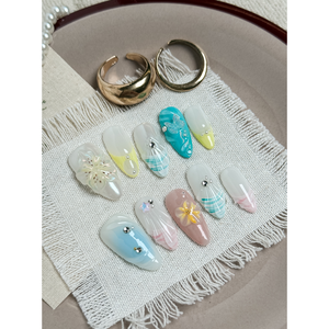 Ongles à presser Lemon Wave : ajoutez une touche de couleur à vos doigts sans effort - Product Image 2