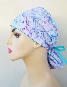 Bonnets d'infirmière par sublimation Bonnet d'infirmière Docteur Prix de gros Conception personnalisée Impression colorée Bonnets d'allaitement durables par sublimation - Product Image 5