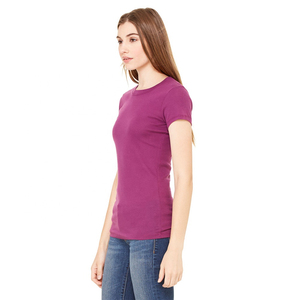 Nueva llegada barato elegante moda mujer camiseta impresión manga corta algodón de alta calidad por encargo camiseta de alta calidad - Product Image 5