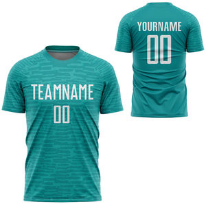 Ropa Deportiva de Alta Calidad, Ligera y Transpirable, 100% Poliéster, Jersey de Fútbol Personalizado al por Mayor, OEM, Número Personalizado, Logotipo, Opciones de Talla - Product Image 6