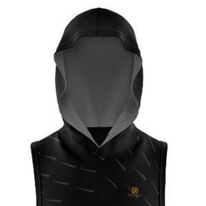 Drelit Apparel <b>Men</b> Custom Flag Football Uniform <b>Set</b> Black Sleeveless Hooded <b>Top</b> <b>and</b> <b>Shorts</b> - Product Image 5