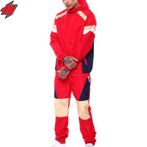 Chándal cortavientos de calidad superior, Material de poliéster 100%, ligero, secado rápido, Impresión de logotipo personalizada, servicio OEM - Product Image 2