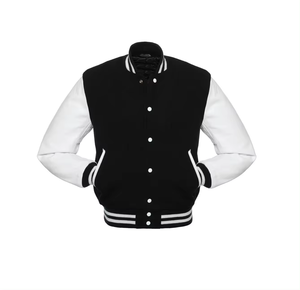 Chaquetas de hombre Chaqueta de béisbol informal Letterman Abrigo Algodón Unisex Varsity Chaquetas - Product Image 1