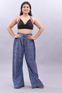 Primavera Verano señoras pantalones algodón impreso pantalones mujeres ropa de casa pijama pantalón con bolsillo mujeres moda india algodón estampado Pantalones - Product Image 3