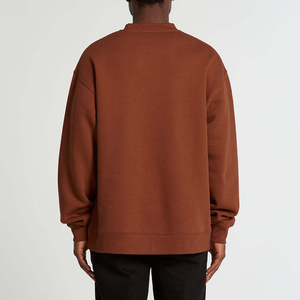 Vente chaude 100% Coton Unisexe Surdimensionné Sweat Haute Qualité Goutte Épaule Ras Du Cou Sweat French Terry Unisexe Pull - Product Image 2