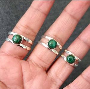 Nouveau Tranding 8mm forme ronde cornaline bague réglable en argent Sterling 925 plaqué or pour la saint-valentin cadeau bijoux faits à la main - Product Image 2