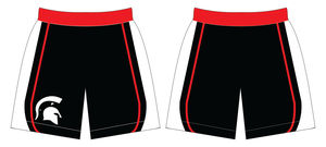 Ensemble d'uniformes de basketball entièrement sublimés, noir et rouge, sublimation pour joueur, unisexe, évacuation de l'humidité, coupe athlétique, toutes saisons - Product Image 4