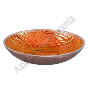 Axiom Home Accents Plateau de bol de fruits de table couleur cuivre Luxe Moderne Conçu Jetable Aluminium Taille libre pour la nourriture Camping - Product Image 2