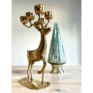 Portavelas de Reno clásico de nueva llegada portavelas de Metal diseño maravilloso portavelas decorativo de Navidad - Product Image 5