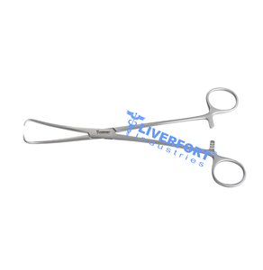 Fórceps de tenáculo uterino JARCHO, 8 "(20,3 cm), instrumentos quirúrgicos ginecológicos de acero inoxidable de doble curva - Product Image 1