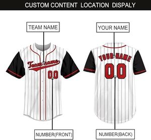 Maillot de baseball personnalisé OEM vente en gros impression par sublimation tissu respirant et durable avec numéro de nom meilleure performance uniforme - Product Image 4