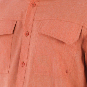 Moda Casual Color liso para hombre Turn Down Collar pesca camisas ropa deportiva senderismo Camping escalada desgaste pesca camisa hombre - Product Image 4