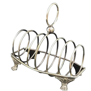 Soporte para tostadas con forma personalizada de la mejor calidad, estante para tostadas de pan de acero inoxidable plateado, utensilios al mejor valor - Product Image 1