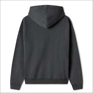 Sweat-shirts à capuche 100% coton, lavage à l'acide, fermeture éclair, molleton lourd, broderie, respectueux de l'environnement, designs personnalisés, lavage vintage, épaules tombantes, couleur pierre - Product Image 6