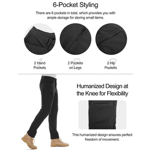 Respirant élégant hommes softshell pantalon extérieur pantalon imperméable durable coupe-vent hiver camping randonnée décontracté et sport - Product Image 2