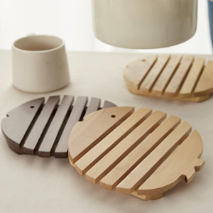 Top Wholesale Best Selling <b>Wood</b> <b>Trivet</b> For Hot Dish Pot Pan Holder Wooden Tray Cheap Price Kitchenwares Decoration From Vietnam - Product Image 3