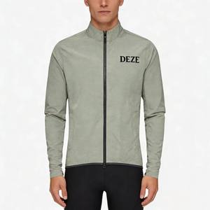 เสื้อแจ็คเก็ตปั่นจักรยานสำหรับผู้ชาย แบบกันลม น้ำหนักเบา แห้งเร็ว ระบายอากาศได้ดี ซิปเต็มตัว หลายสี เหมาะสำหรับปั่นจักรยานเสือหมอบ เสือภูเขา กีฬากลางแจ้ง - Product Image 3
