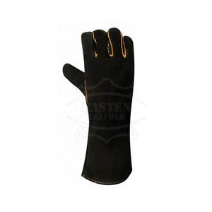 Guantes de soldadura de cuero de alta calidad ligeros unisex tamaño personalizado último diseño para seguridad - Product Image 3