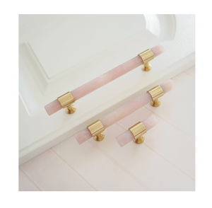 Vente chaude porte fenêtre accessoires laiton et marbre cabine poignée de porte Design attrayant pas cher prix artisanat naturel - Product Image 1