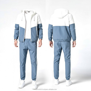 Survêtement de sport pour homme de haute qualité avec logo personnalisé, ensemble de jogging empilé, tenue de sport et de loisirs - Product Image 1