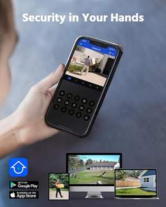 Cámaras CCTV caseras con luz dual inteligente, visión nocturna a color, disco duro de 1TB-E200 - Product Image 2