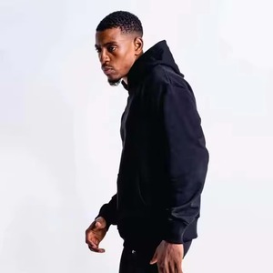 Dernier style, nouvelle arrivée, sweat-shirts à capuche pour hommes en coton et polyester, couleur unie, vente en gros de sweat-shirts pour hommes - Product Image 3
