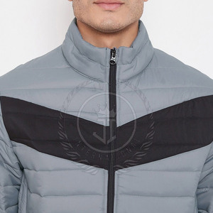 Veste matelassée respirante pour homme de haute qualité, écologique, avec logo sur le devant, service OEM, fabriquée au Pakistan, en nylon/polyester - Product Image 6
