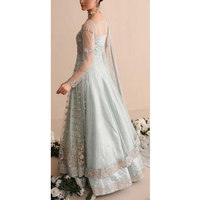Robe longue décontractée pour femme, col rond, style boutique, broderie riche, dentelle unie, boutonnée, sur mesure, éco-responsable