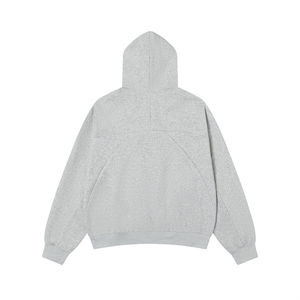 Venta al por mayor de invierno de impresión digital Clean Fit cremallera Sudadera con capucha de alta calidad 100% algodón 400gsm Casual Regular Fit Unisex Sudadera con capucha - Product Image 1