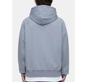 Jersey de mezcla de algodón de talla grande para hombre, sudadera de lana con capucha de gran tamaño con logotipo bordado, conceptos básicos personalizables - Product Image 2