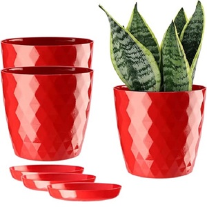 Pots de fleurs en métal faits à la main, Pots de fleurs d'intérieur pour la décoration de la maison - Product Image 1