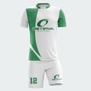 Bajo MOQ Uniformes de fútbol hechos a medida Impresión personalizada Logo Team Wear Soccer Jersey y Shorts Set para la venta - Product Image 4