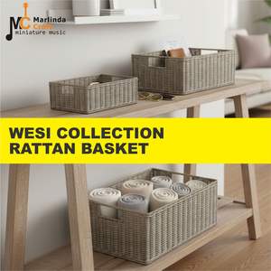 งานฝีมือตะกร้าหวาย คอลเลคชั่น WESI - Product Image 1