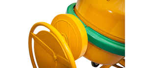Nuevas mezcladoras de cemento italianas, hormigonera de hierro fundido remolcable con motor para obra de construcción, hecha en Italia a la venta - Product Image 5